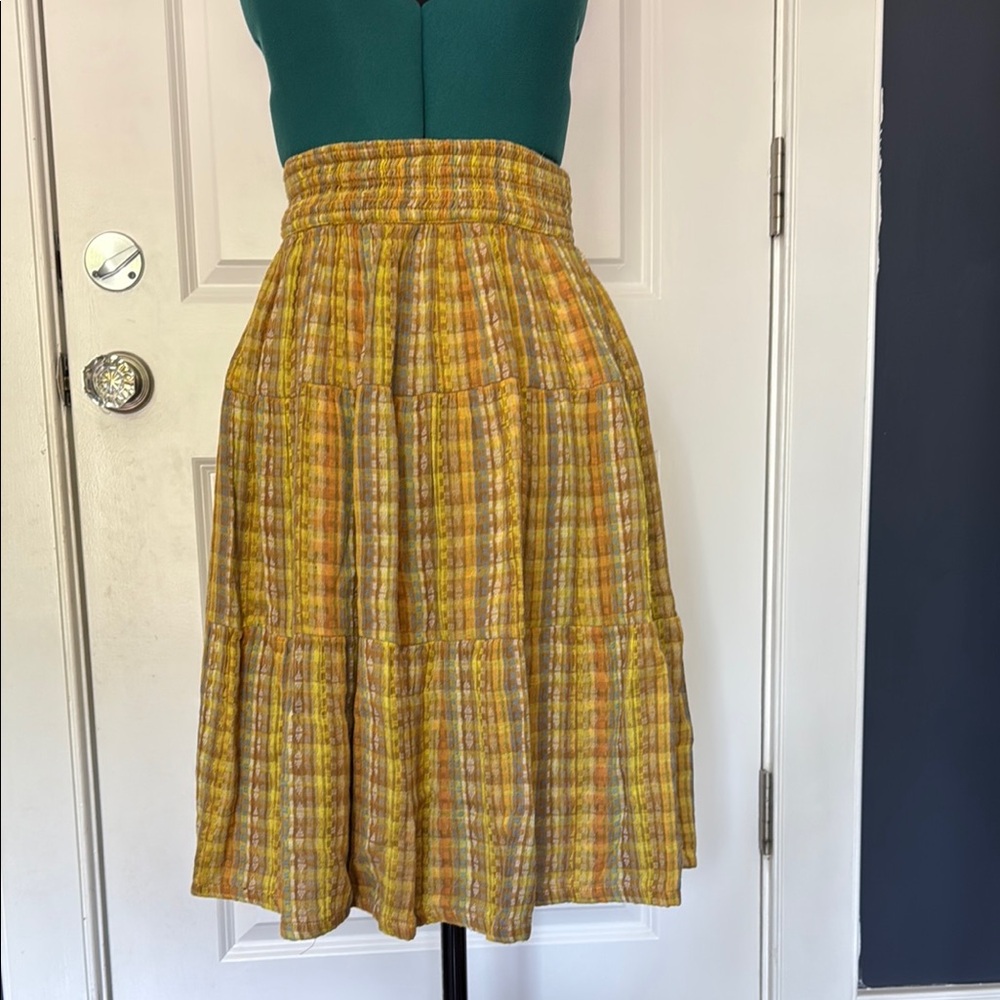 Ace & Jig a-line tiered skirt. Size small